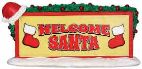 Welcome Santa Sign - 34613
